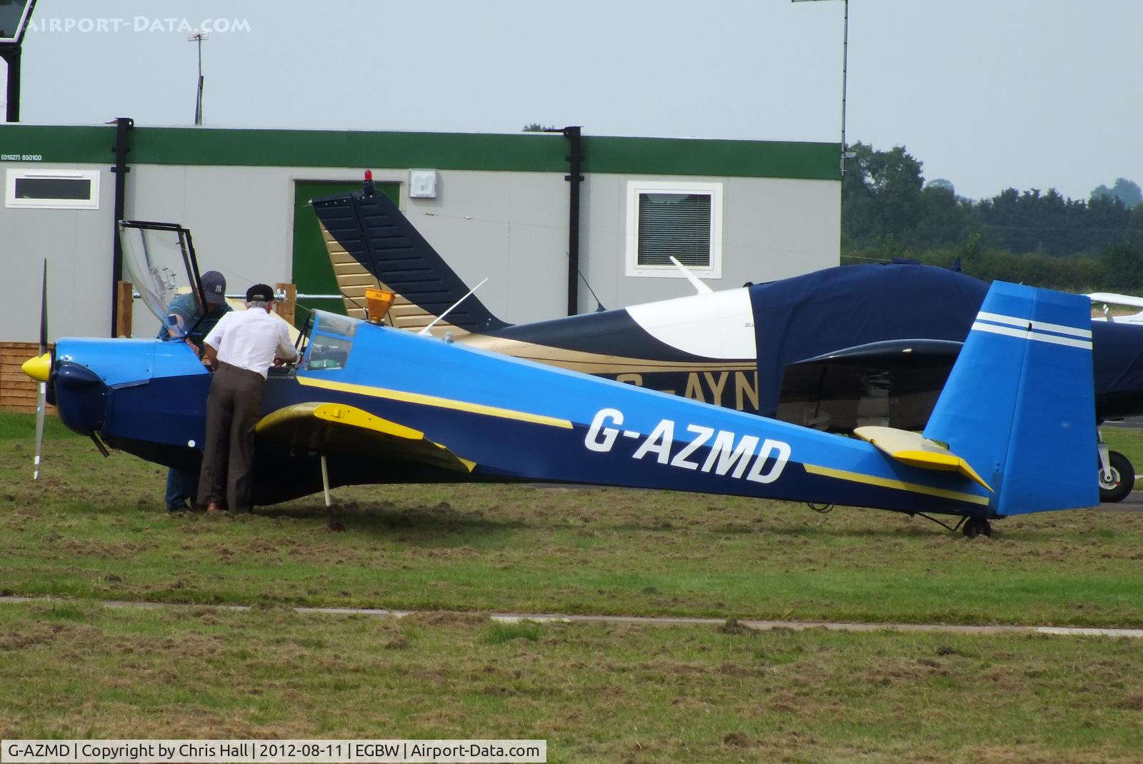 G-AZMD, 1972 Slingsby T-61C Falke C/N 1758, at Wellesbourne Mountford