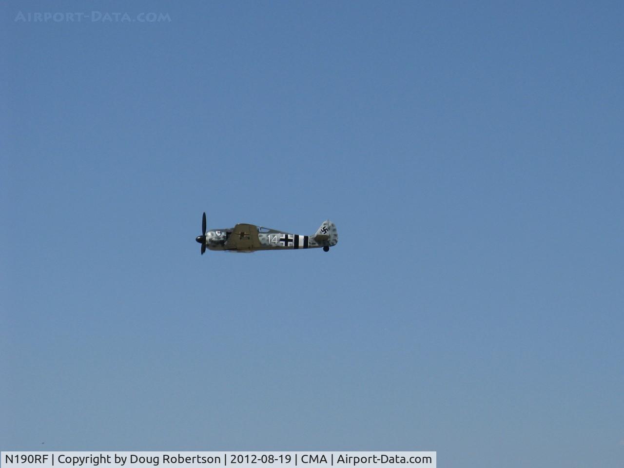 N190RF, Focke-Wulf Fw-190A-9 C/N 980 574, 1944 Focke Wulf Fw 190A-9, BMW 801 series radial 1,973 Hp, overflight 26