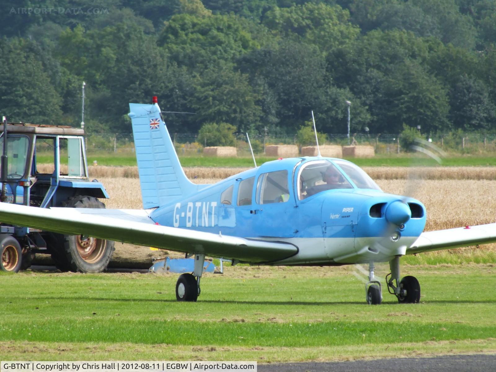 G-BTNT, 1976 Piper PA-28-151 Cherokee Warrior C/N 28-7615401, Azure Flying Club, formerly the Britannia Airways / Thomson Airways Flying Club