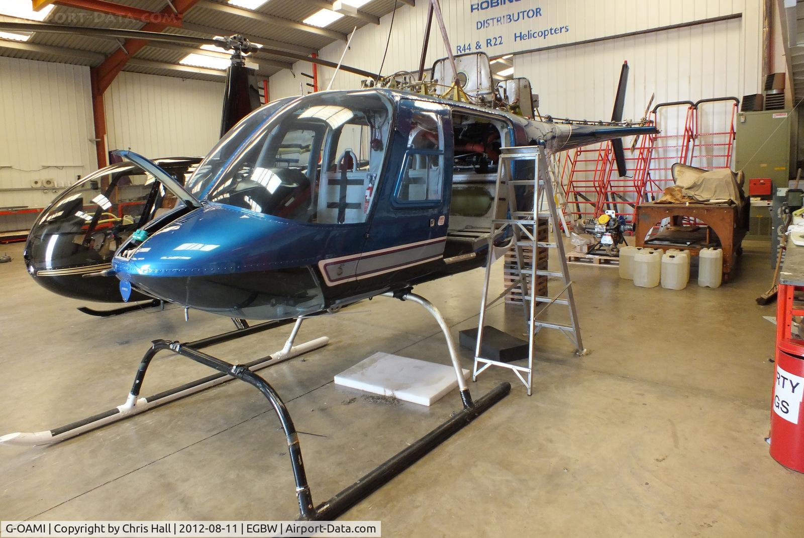 G-OAMI, 1968 Bell 206B JetRanger II C/N 464, Leamington Hobby Center Ltd