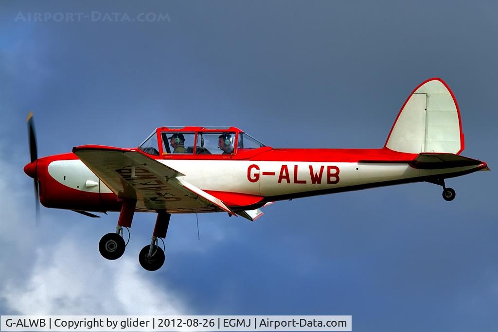G-ALWB, 1950 De Havilland DHC-1 Chipmunk 22A C/N C1/0100, Another arrival