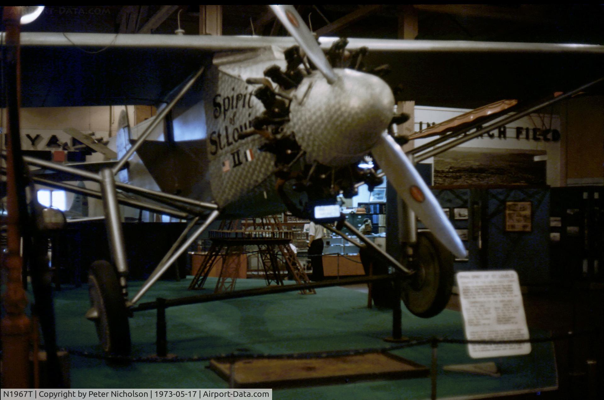 N1967T, Ryan NYP Replica C/N Not found N1967T, Ryan NYP replica 