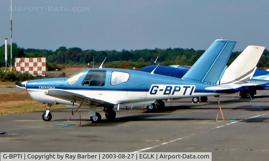 G-BPTI, 1984 Socata TB-20 Trinidad C/N 414, Socata TB-20 Trinidad [414] Blackbushe~G 27/08/2003