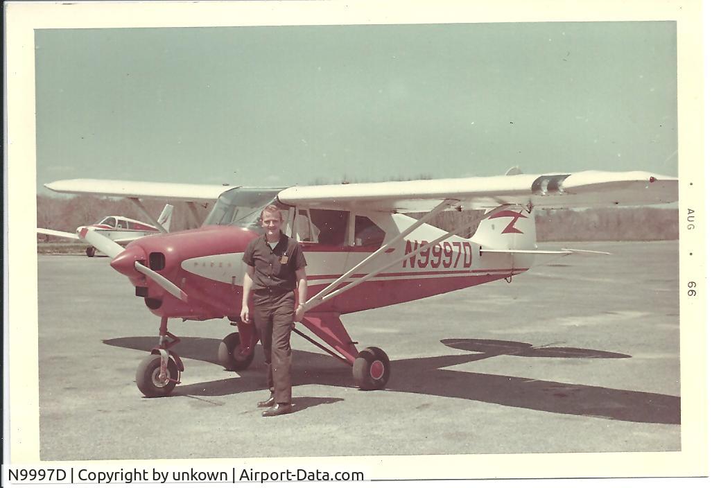 N9997D, 1959 Piper PA-22-160 Tri Pacer C/N 226790, picture taken in 1966 at Poughkeepsie n.y.