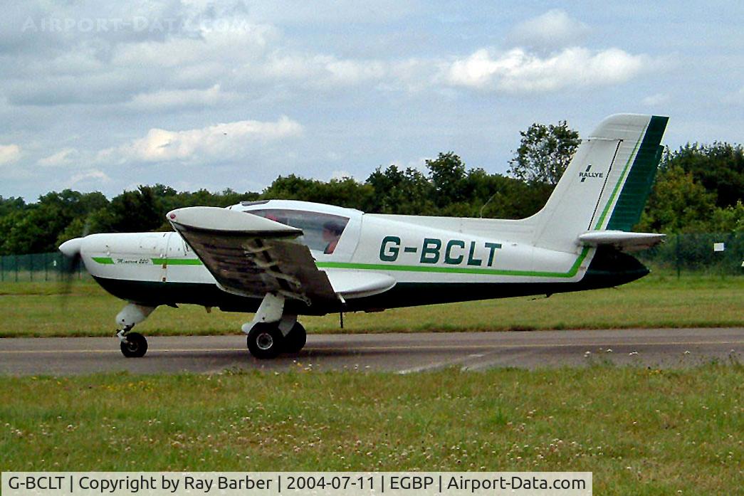 G-BCLT, 1972 Socata MS.894A Rallye Minerva 220 C/N 12003, Socata MS.894A Minerva 220 [12003] Kemble~G 11/07/2004