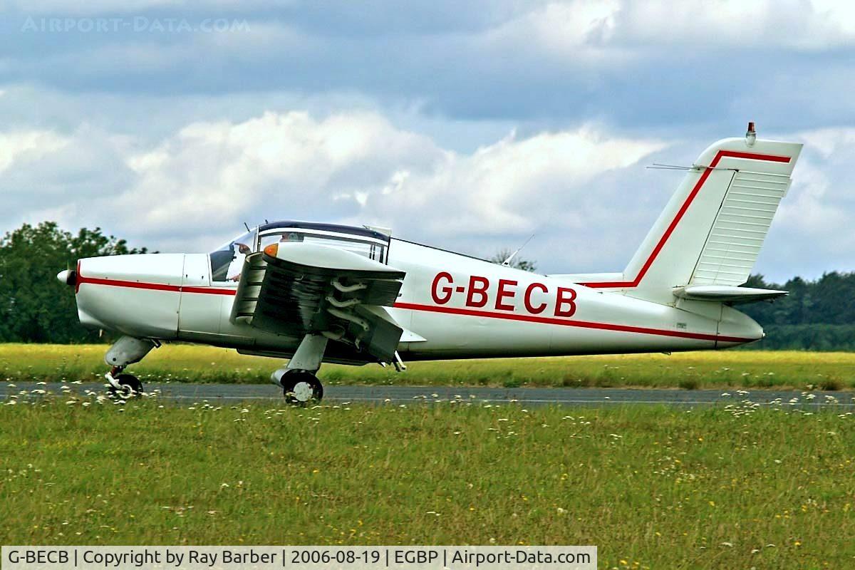 G-BECB, 1976 Socata Rallye 100ST Galopin C/N 2783, Socata MS.880B Rallye 100ST [2783] Kemble~G 19/08/2006