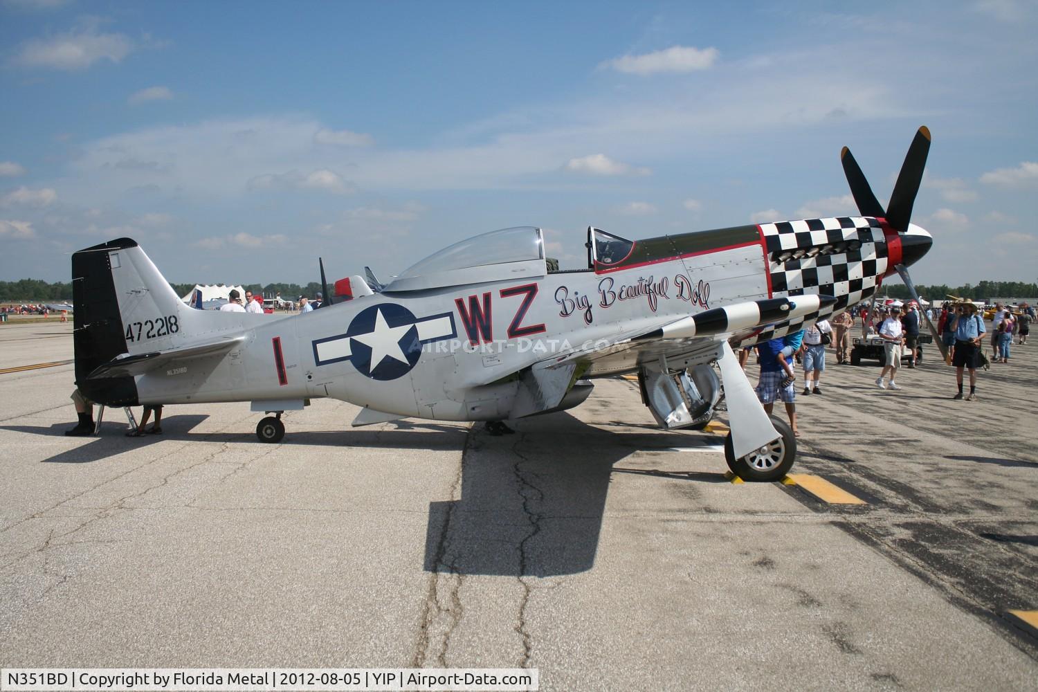 N351BD, 1944 North American F-51D Mustang C/N 44-85634, Big Beautiful Doll