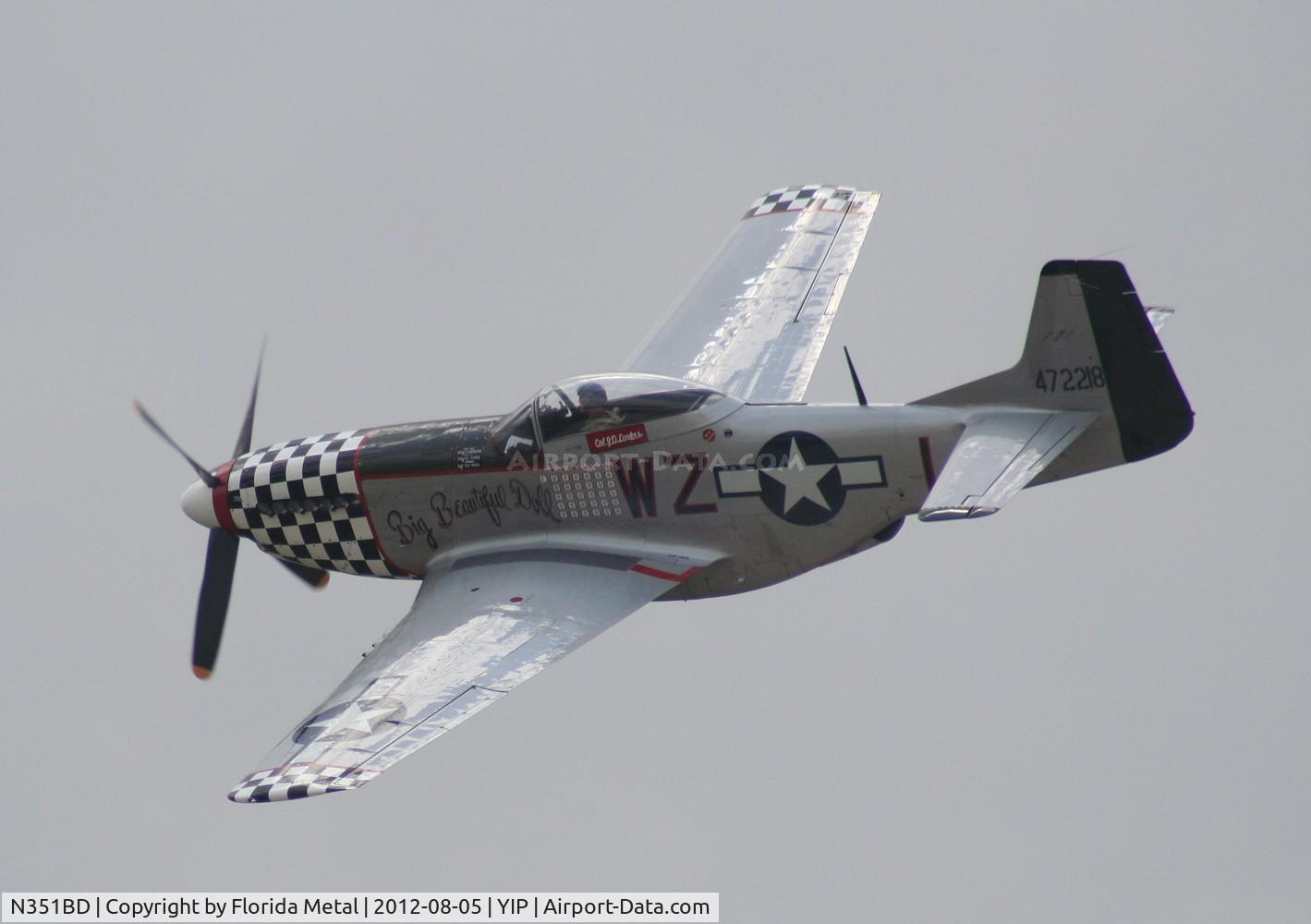 N351BD, 1944 North American F-51D Mustang C/N 44-85634, Big Beautiful Doll