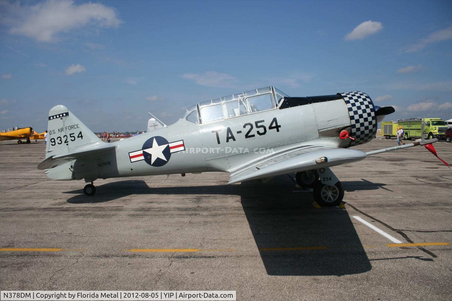 N378DM, 1949 North American T-6G Texan C/N 168-358, T-6G Texan