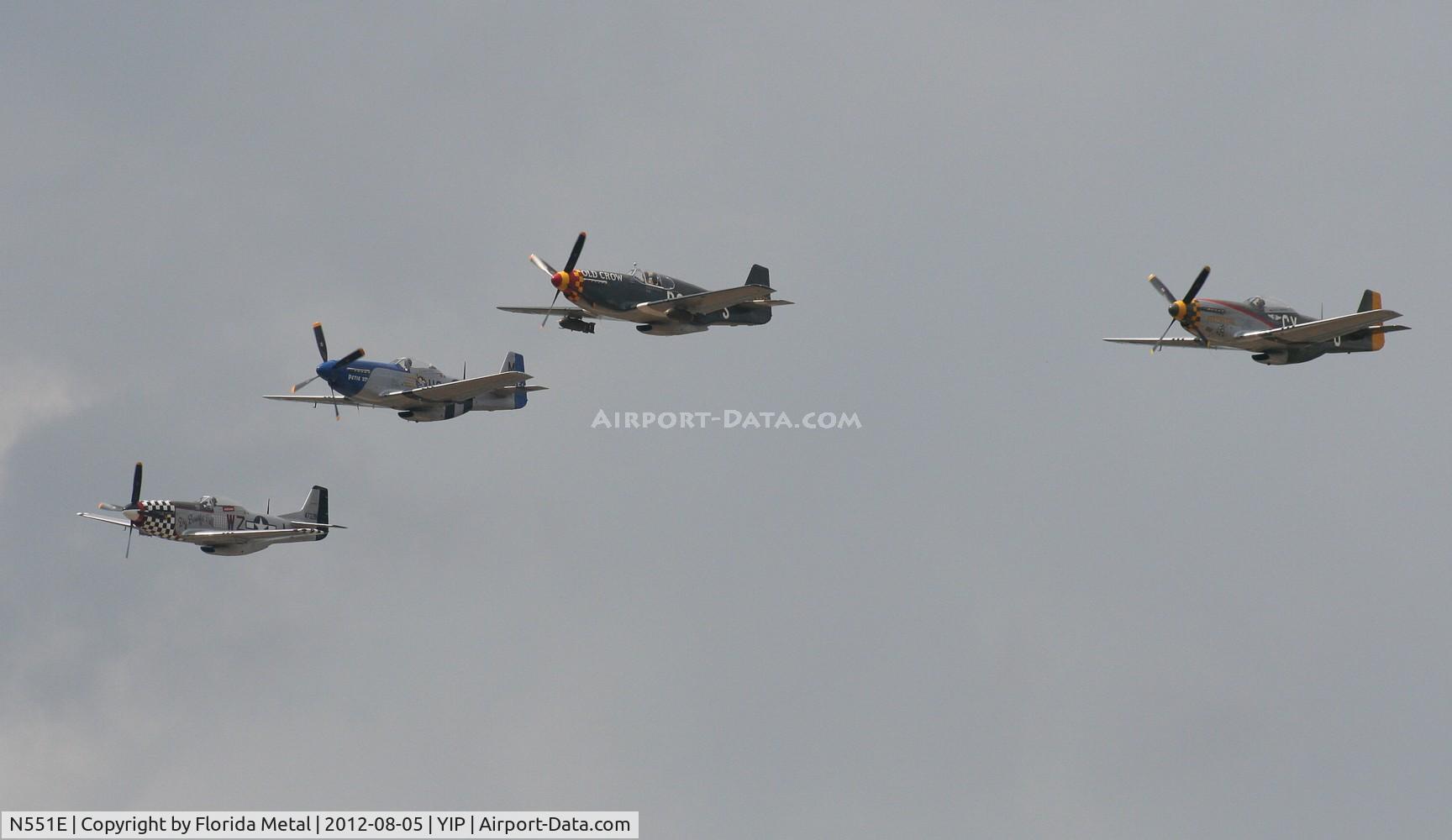 N551E, 1943 North American P-51B-1NA Mustang C/N 102-24700, Old Crow