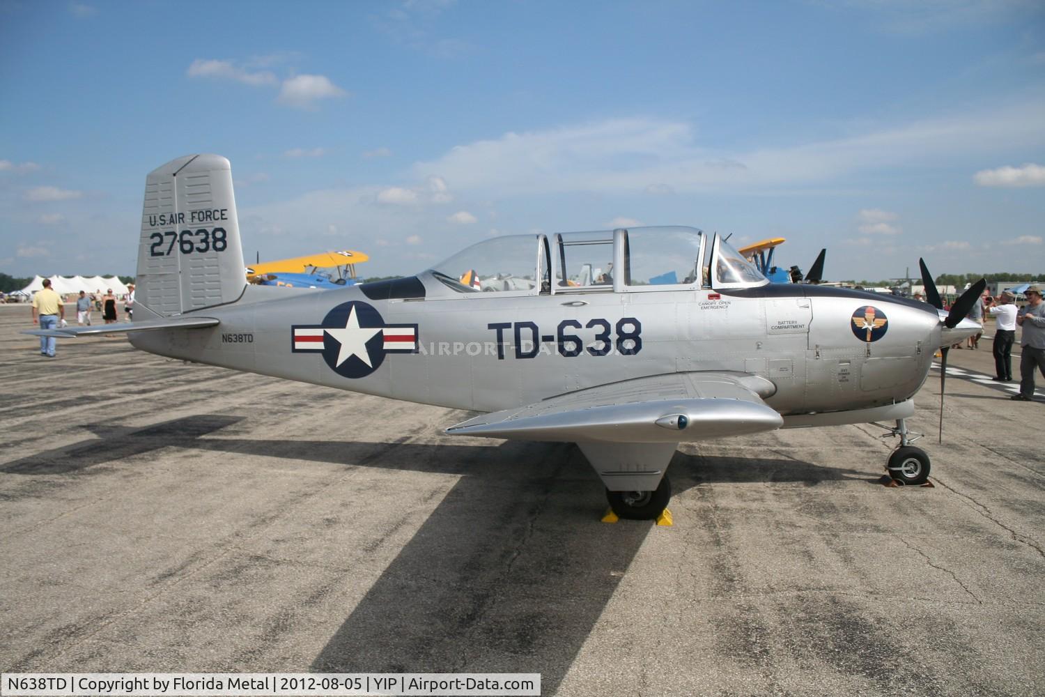 N638TD, 1953 Beech T-34A (A45) Mentor Mentor C/N G-286, T-34 Mentor