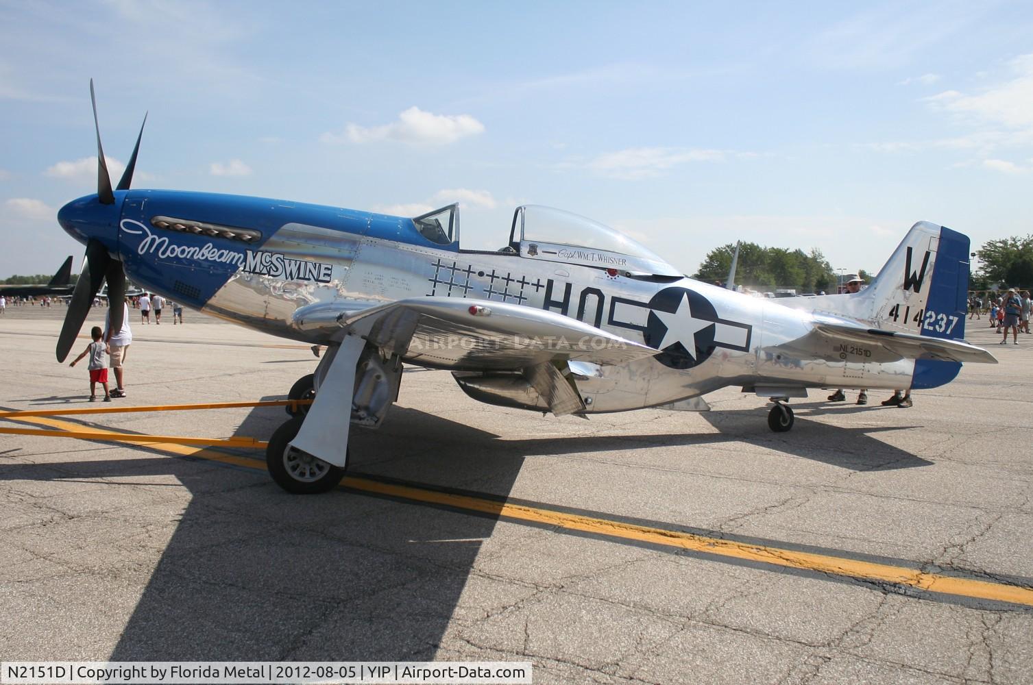 N2151D, 1944 North American F-51D Mustang C/N 122-40196, Moonbeam McSwine
