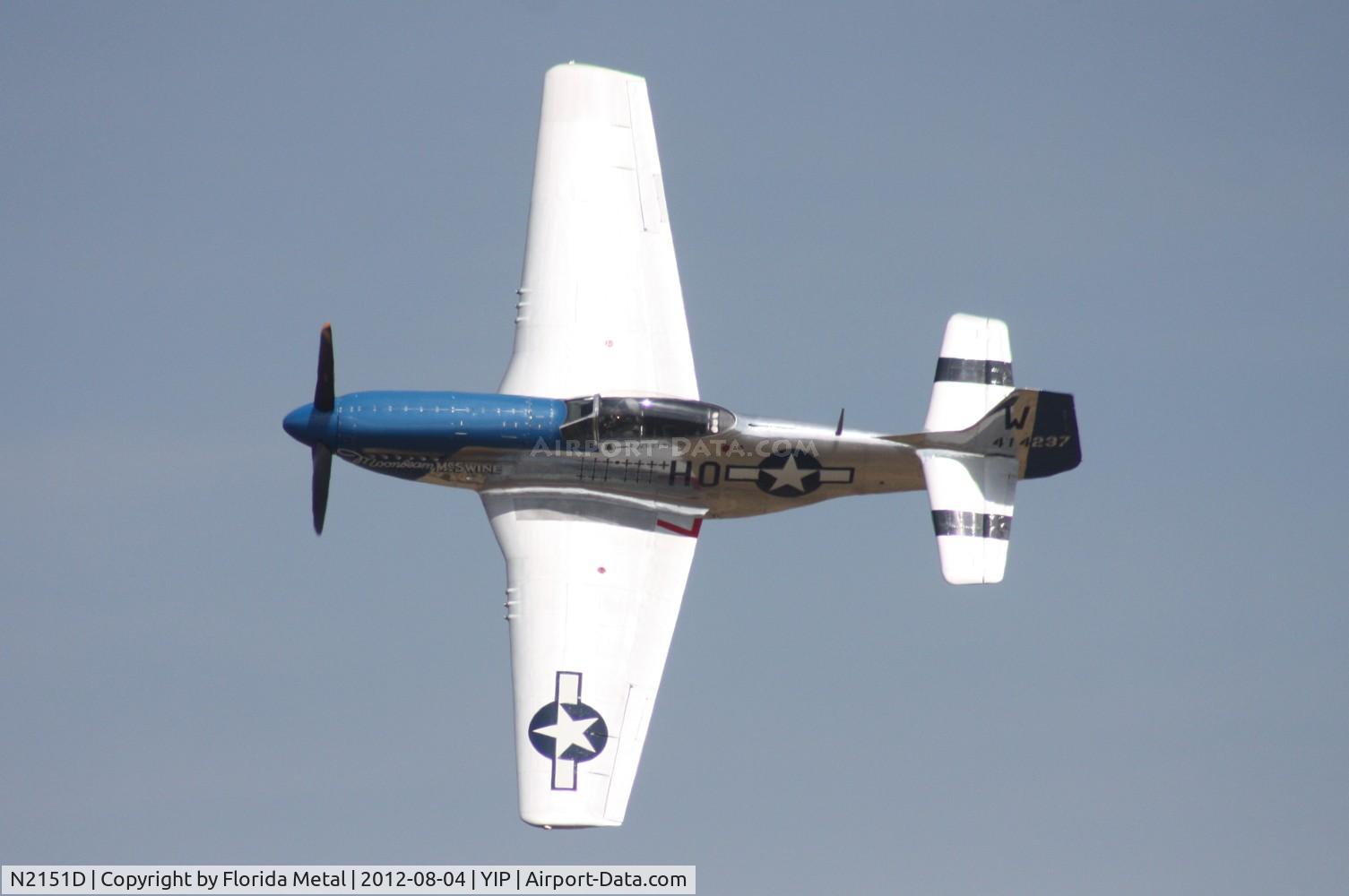 N2151D, 1944 North American F-51D Mustang C/N 122-40196, Moonbeam McSwine