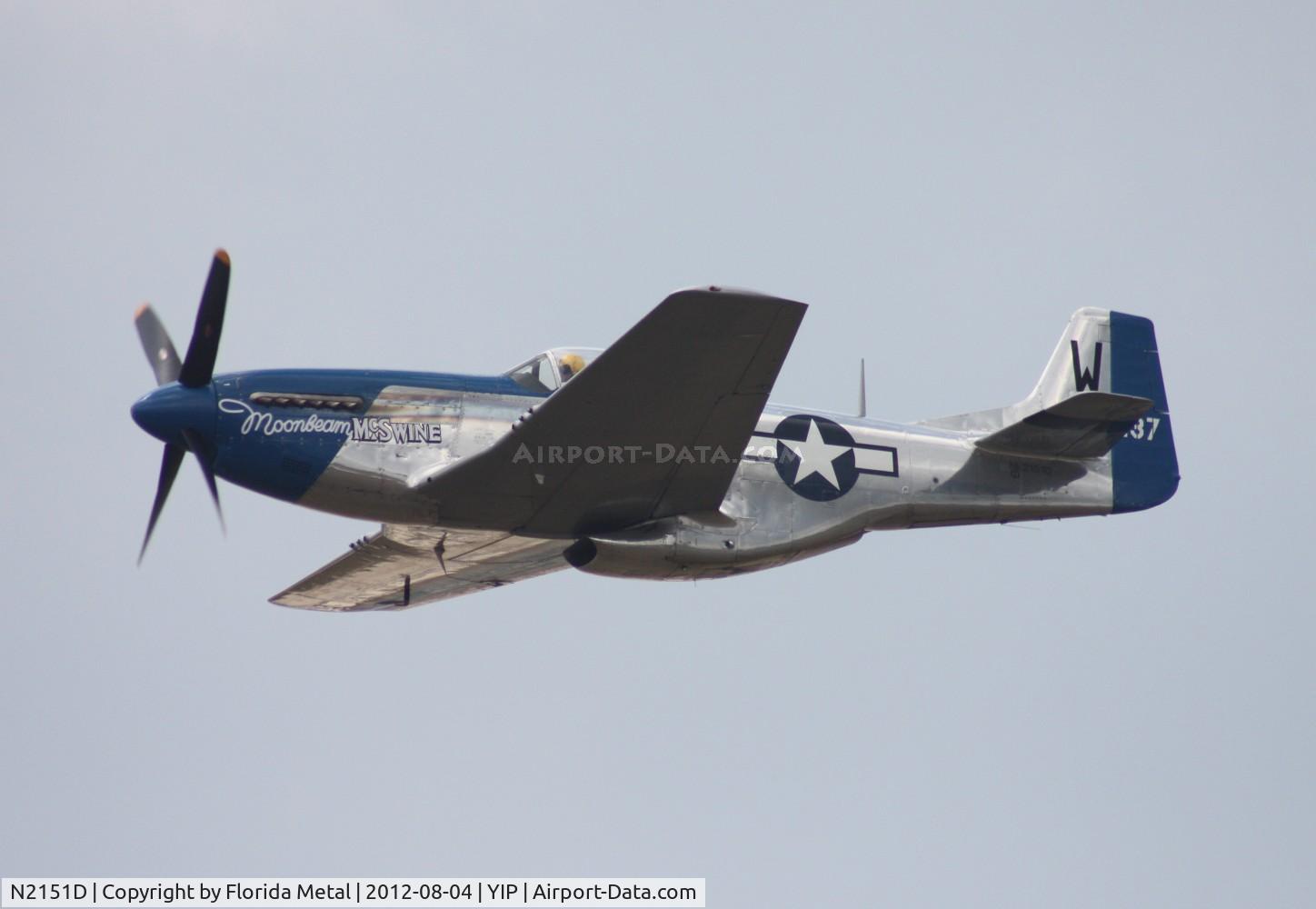 N2151D, 1944 North American F-51D Mustang C/N 122-40196, Vlado Lenoch flying Moonbeam McSwine