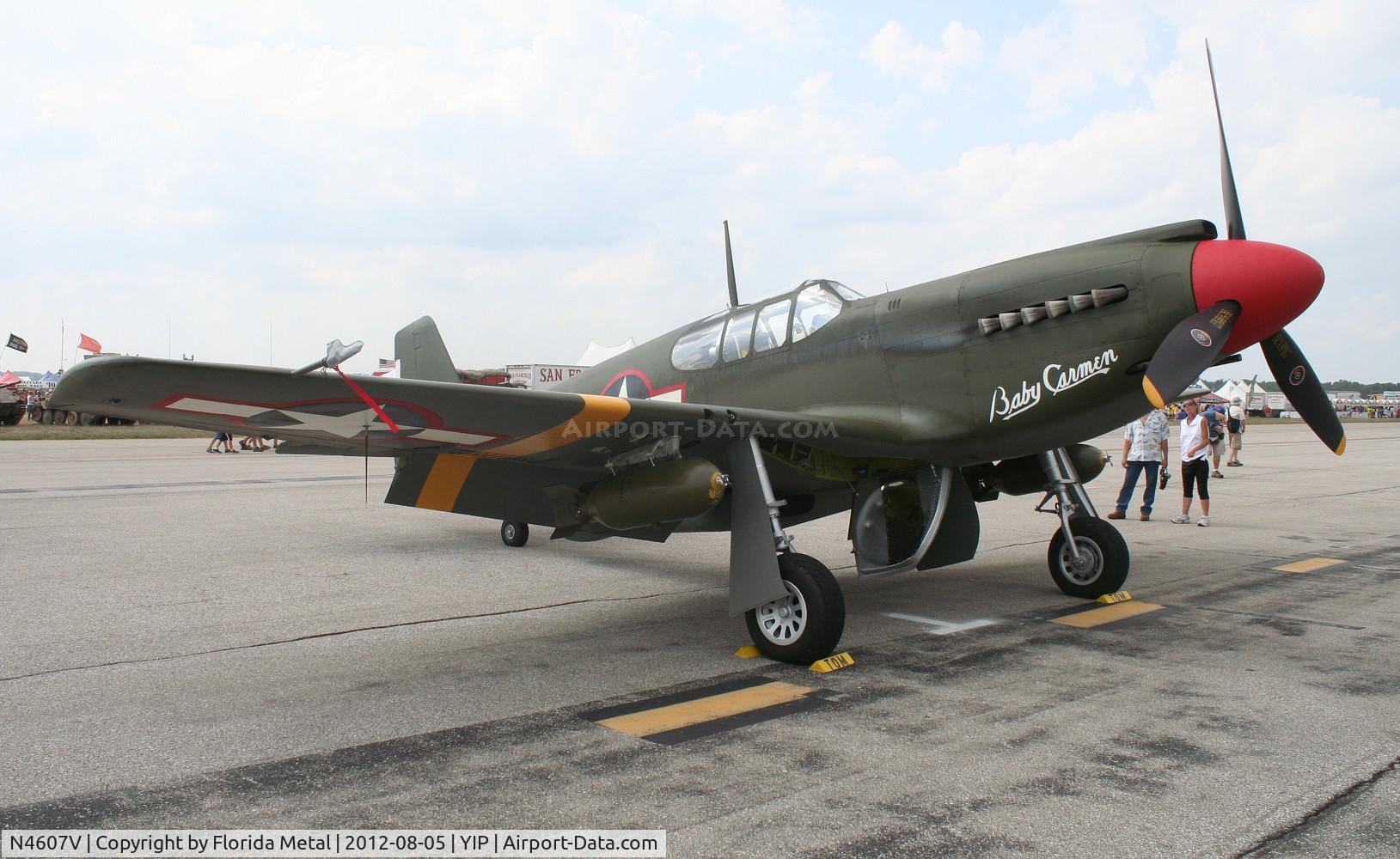 N4607V, 1942 North American A-36A Apache C/N 97-15956, A-36A Baby Carmen