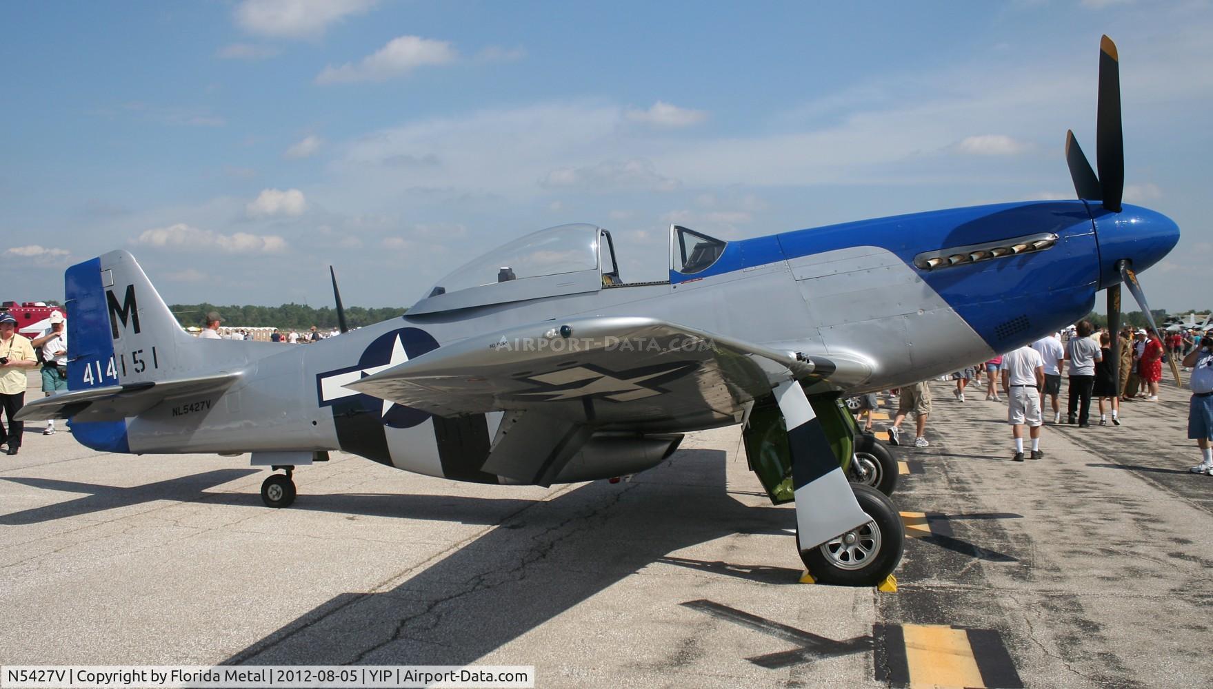 N5427V, 1944 North American F-51D Mustang C/N 44-72942, Petie 2nd
