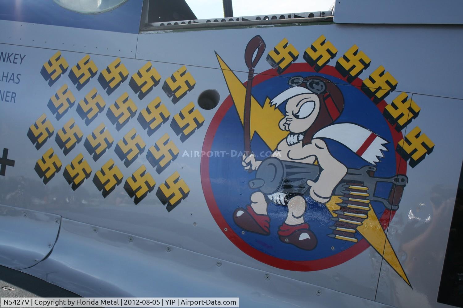 N5427V, 1944 North American F-51D Mustang C/N 44-72942, Petie 2nd