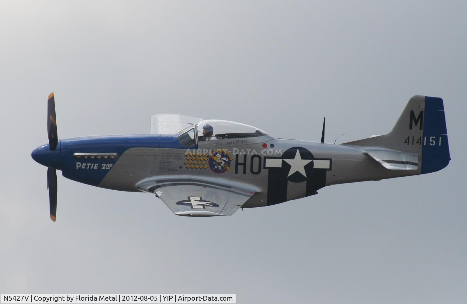 N5427V, 1944 North American F-51D Mustang C/N 44-72942, Petie 2nd