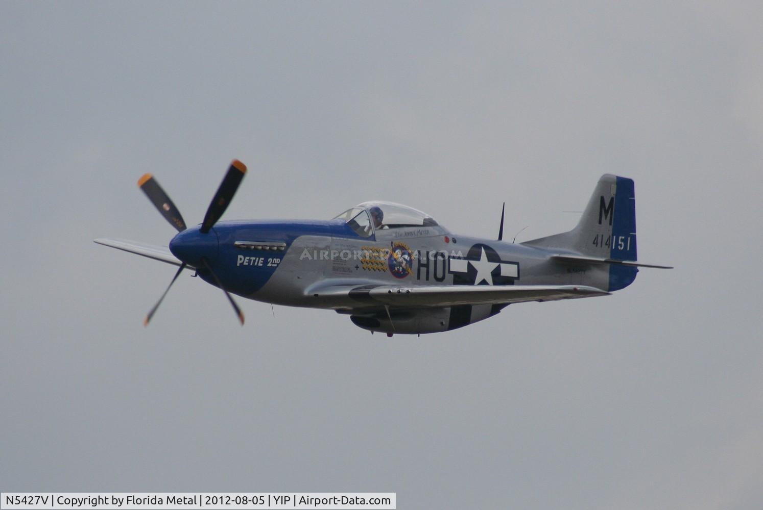N5427V, 1944 North American F-51D Mustang C/N 44-72942, Petie 2nd