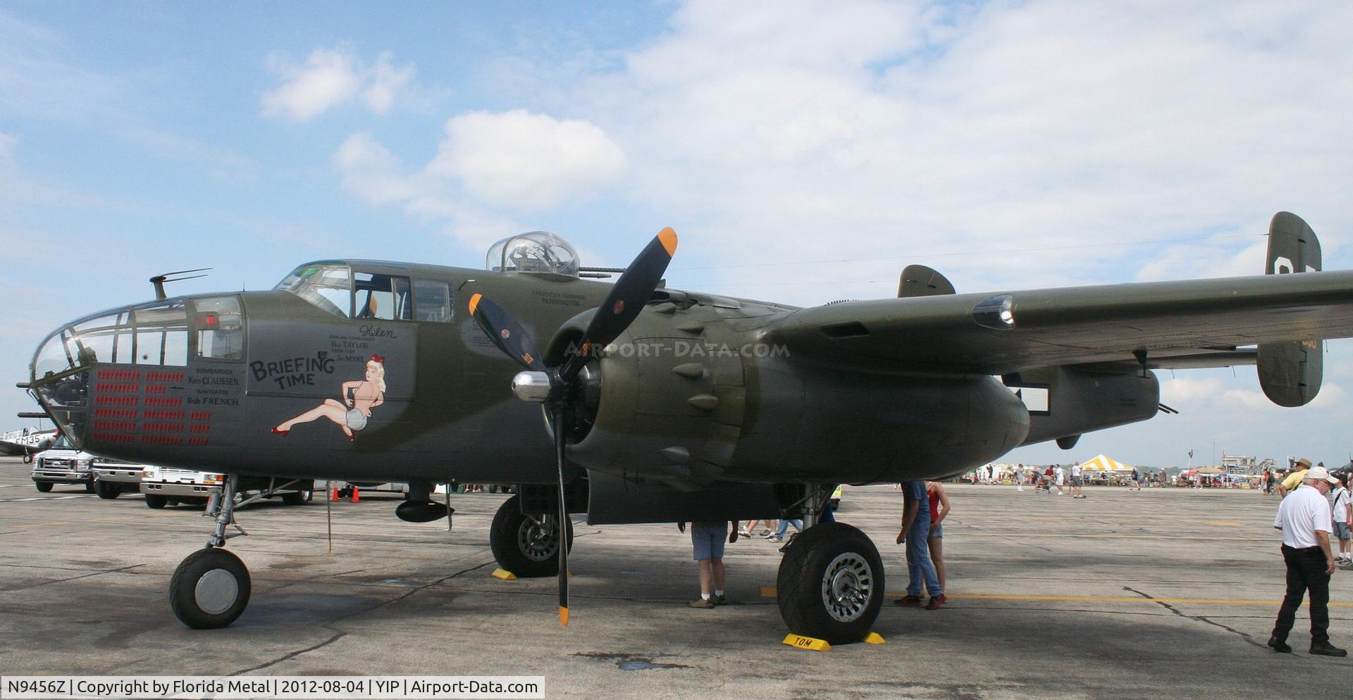 N9456Z, 1943 North American TB-25N Mitchell C/N 108-33214, Briefing Time