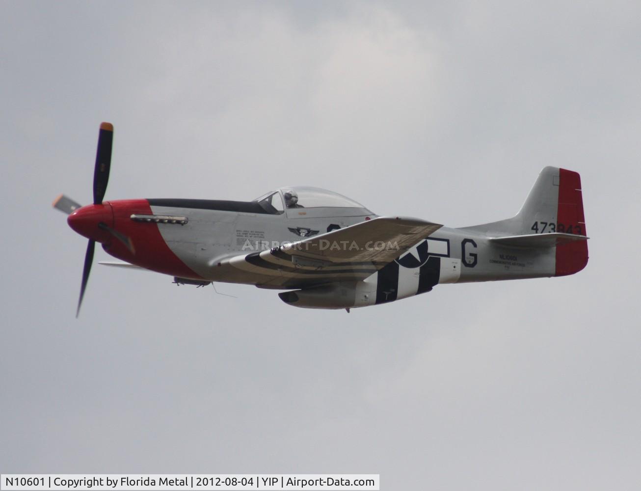 N10601, 1944 North American P-51D Mustang C/N 122-40383, Red Nose