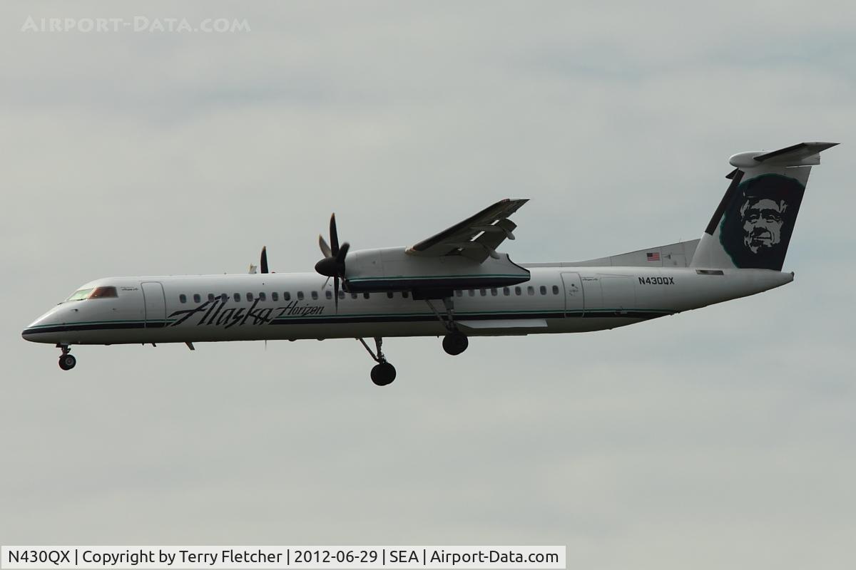 N430QX, 2007 Bombardier DHC-8-402 Dash 8 C/N 4163, 2007 Bombardier DHC-8-402, c/n: 4163 at Seatac