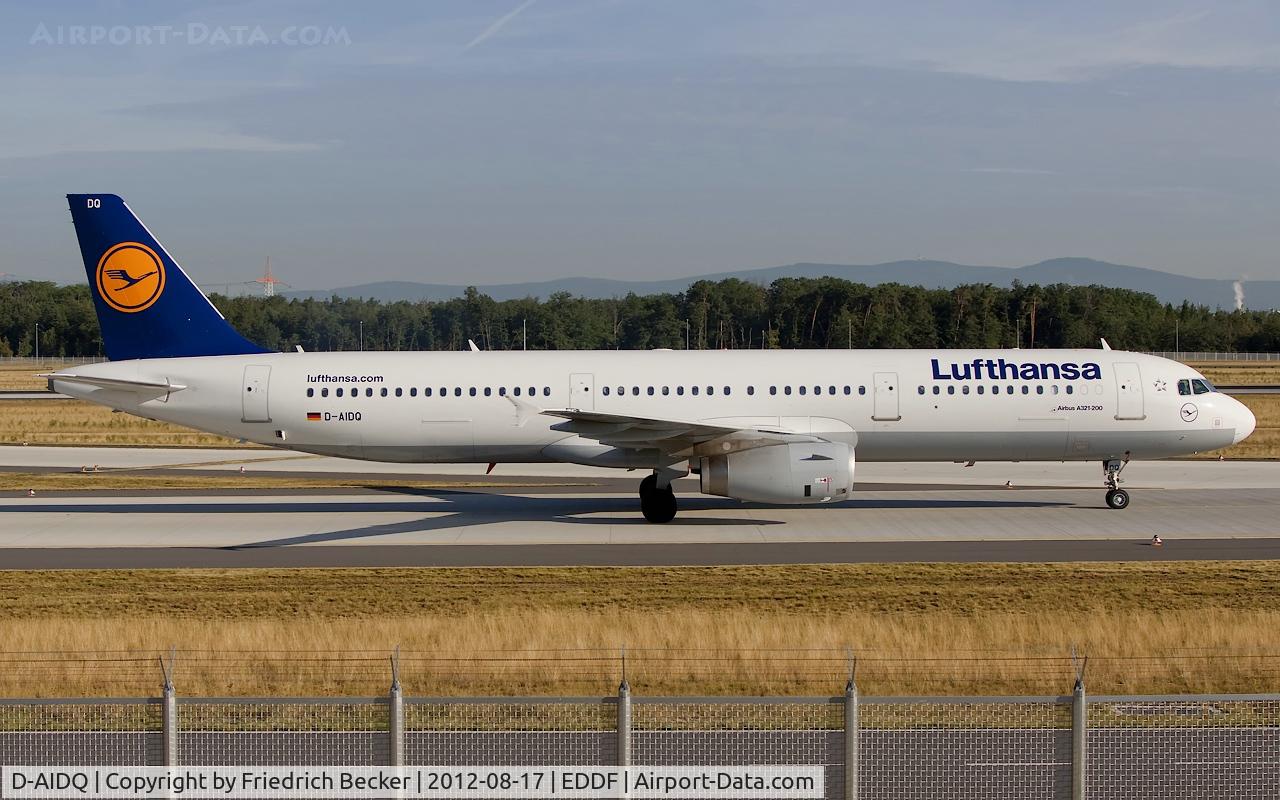D-AIDQ, 2012 Airbus A321-231 C/N 5028, taxying to the gate