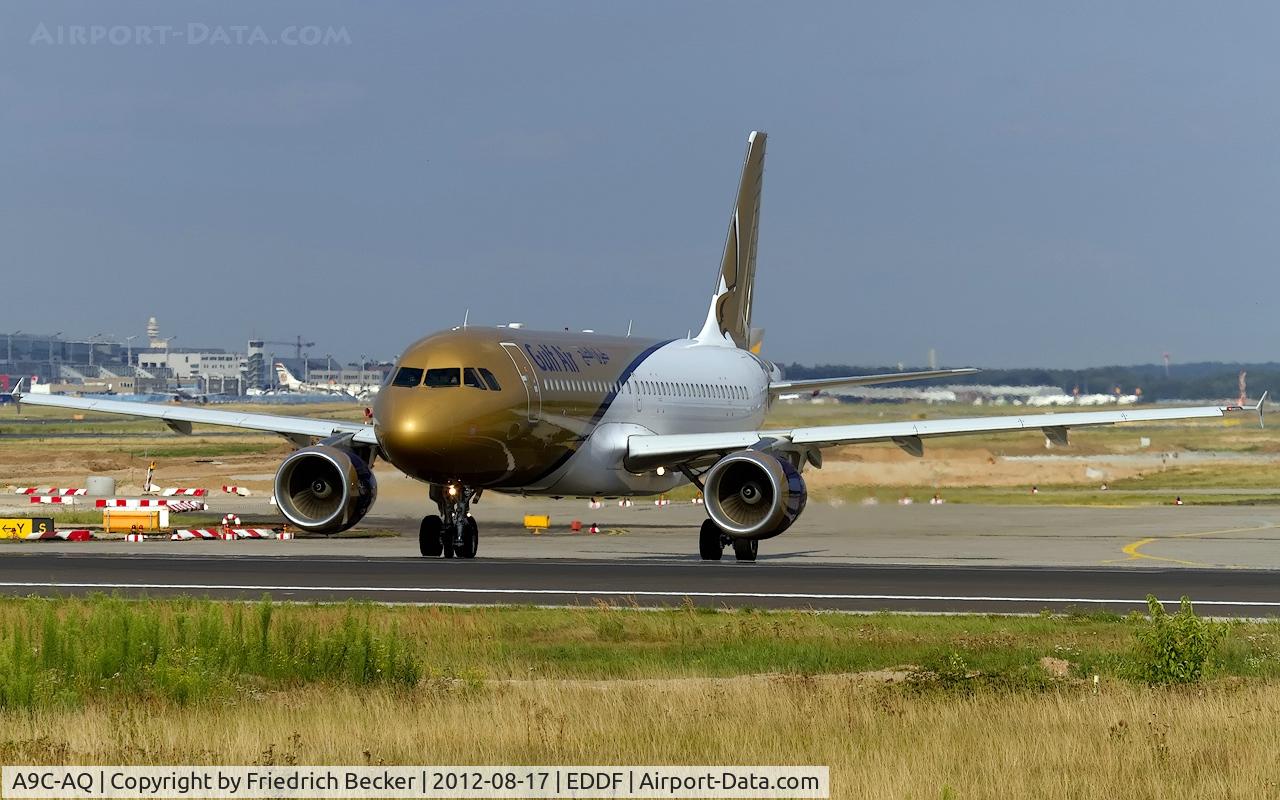 A9C-AQ, 2012 Airbus A320-214 C/N 5175, line up for departure