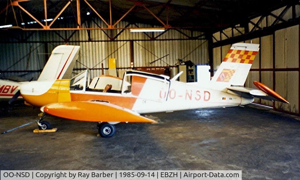 OO-NSD, Socata Rallye 110ST Galopin C/N 2301, Socata Rallye 110ST Galopin [2301] Kiewit~OO 14/09/1985.