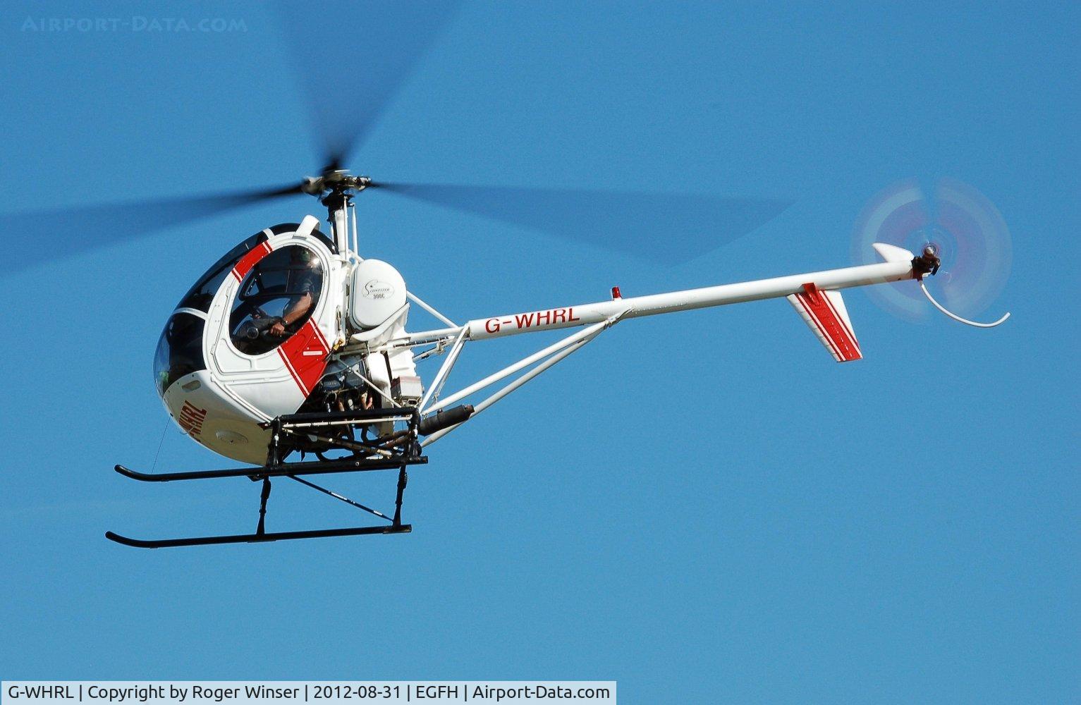 G-WHRL, 1990 Schweizer 269C-300 C/N S-1453, Visiting helicopter.