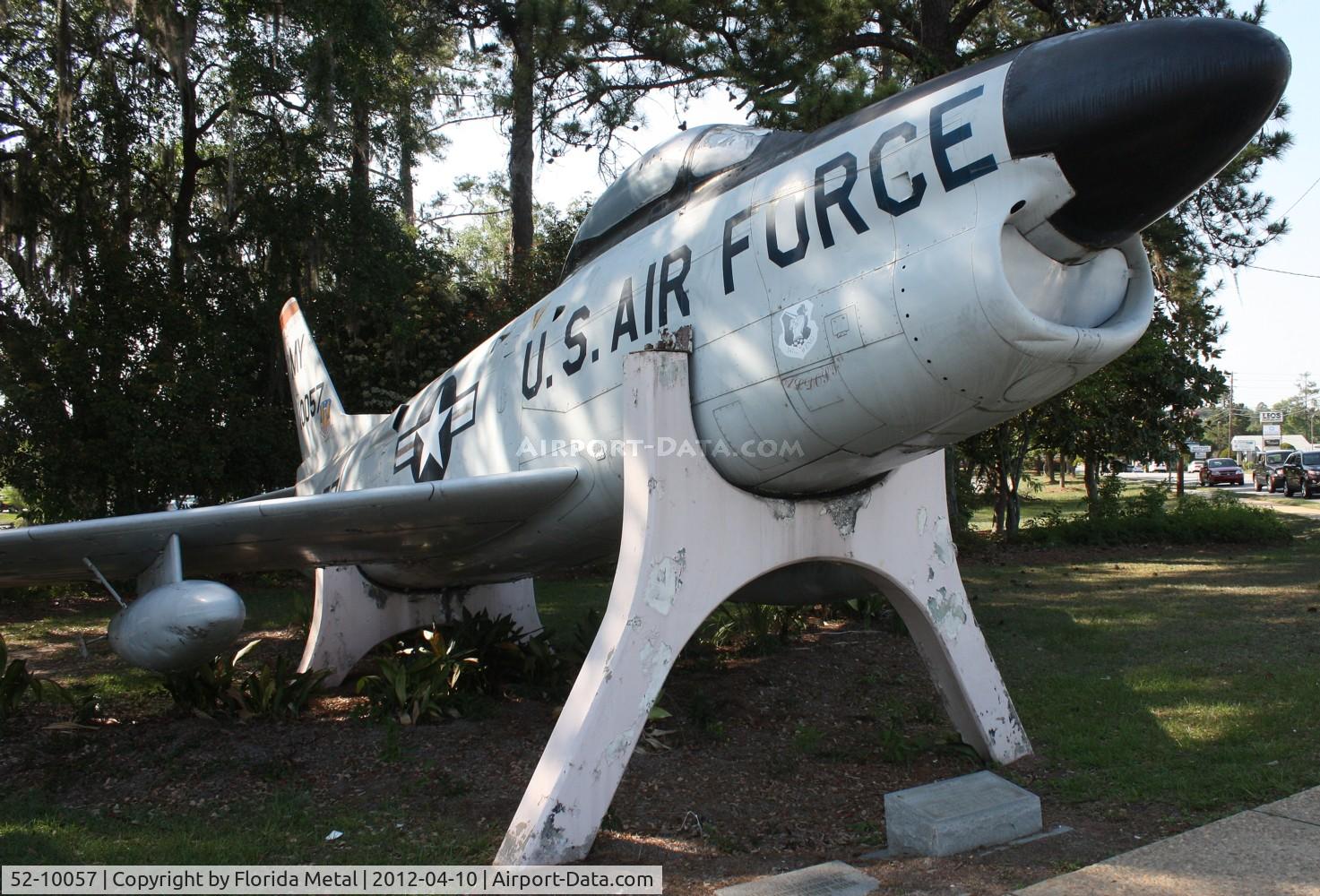 52-10057, 1952 North American F-86D Sabre C/N 190-782, F-86 in Valdosta Georgia