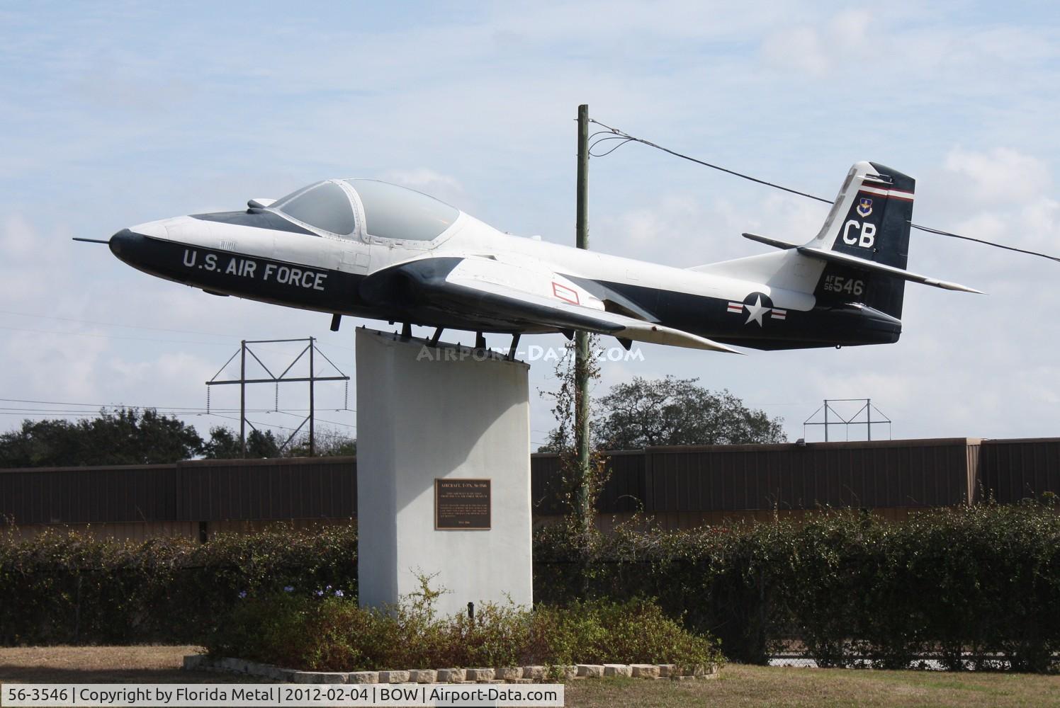 56-3546, 1956 Cessna T-37A Tweety Bird C/N 40118, T-37A Tweety Bird at Bartow Airport