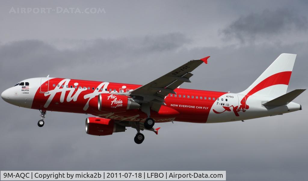 9M-AQC, 2011 Airbus A320-216 C/N 4793, Landing