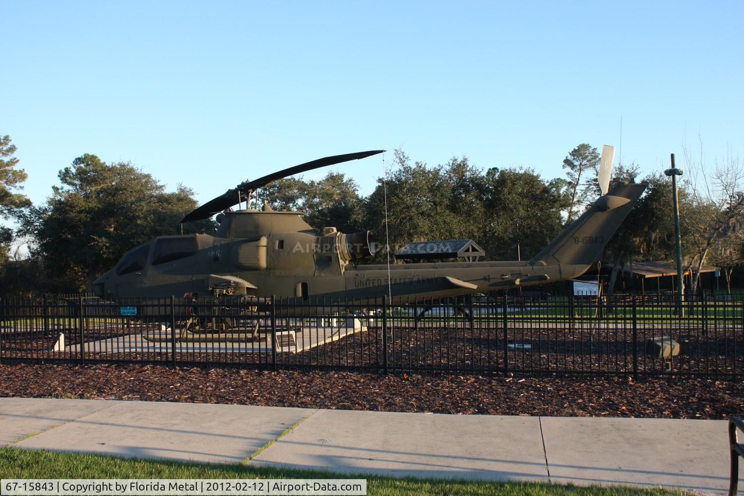 67-15843, 1967 Bell AH-1G Cobra C/N 20507, Huey Cobra Deltona FL