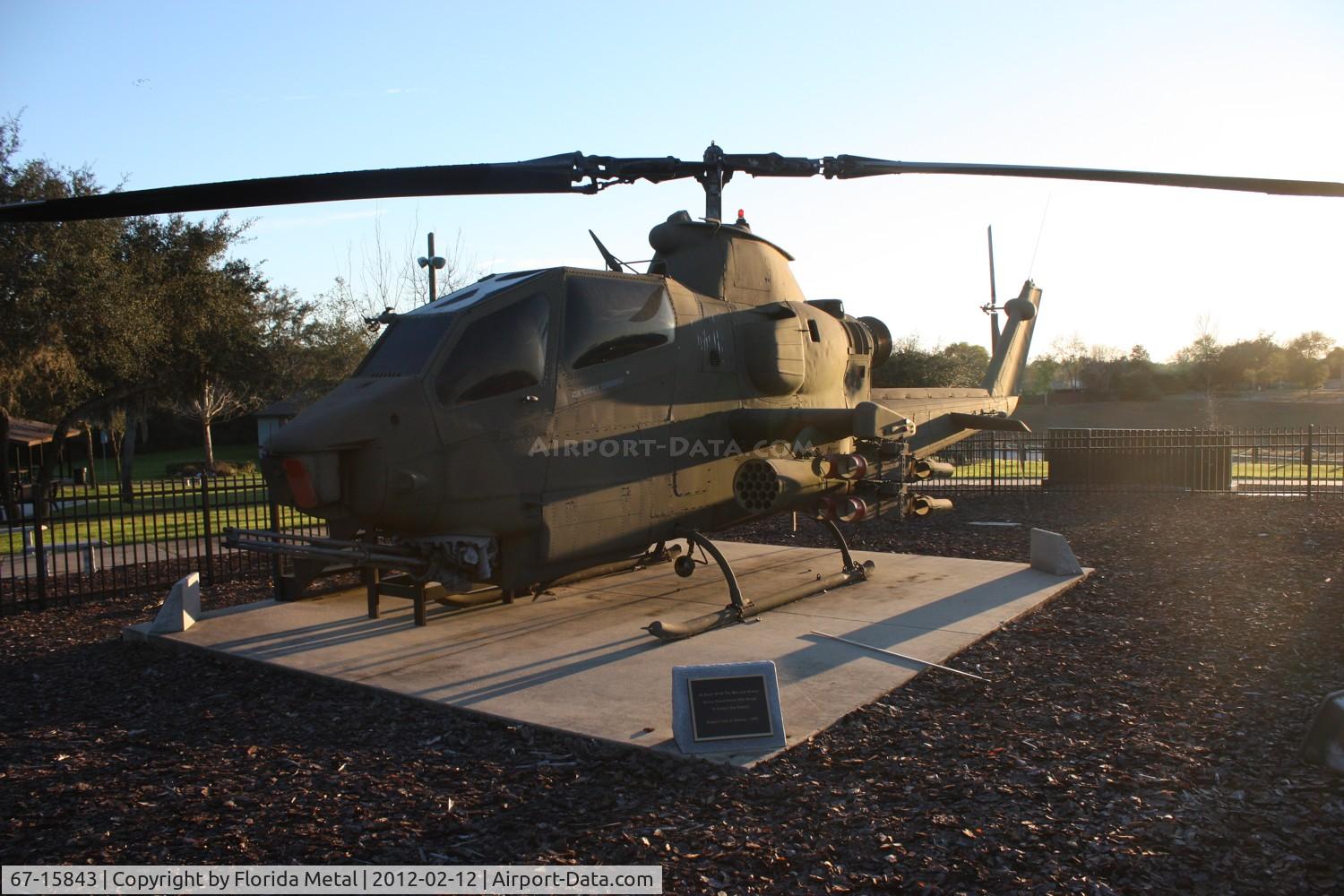 67-15843, 1967 Bell AH-1G Cobra C/N 20507, Huey Cobra Deltona FL