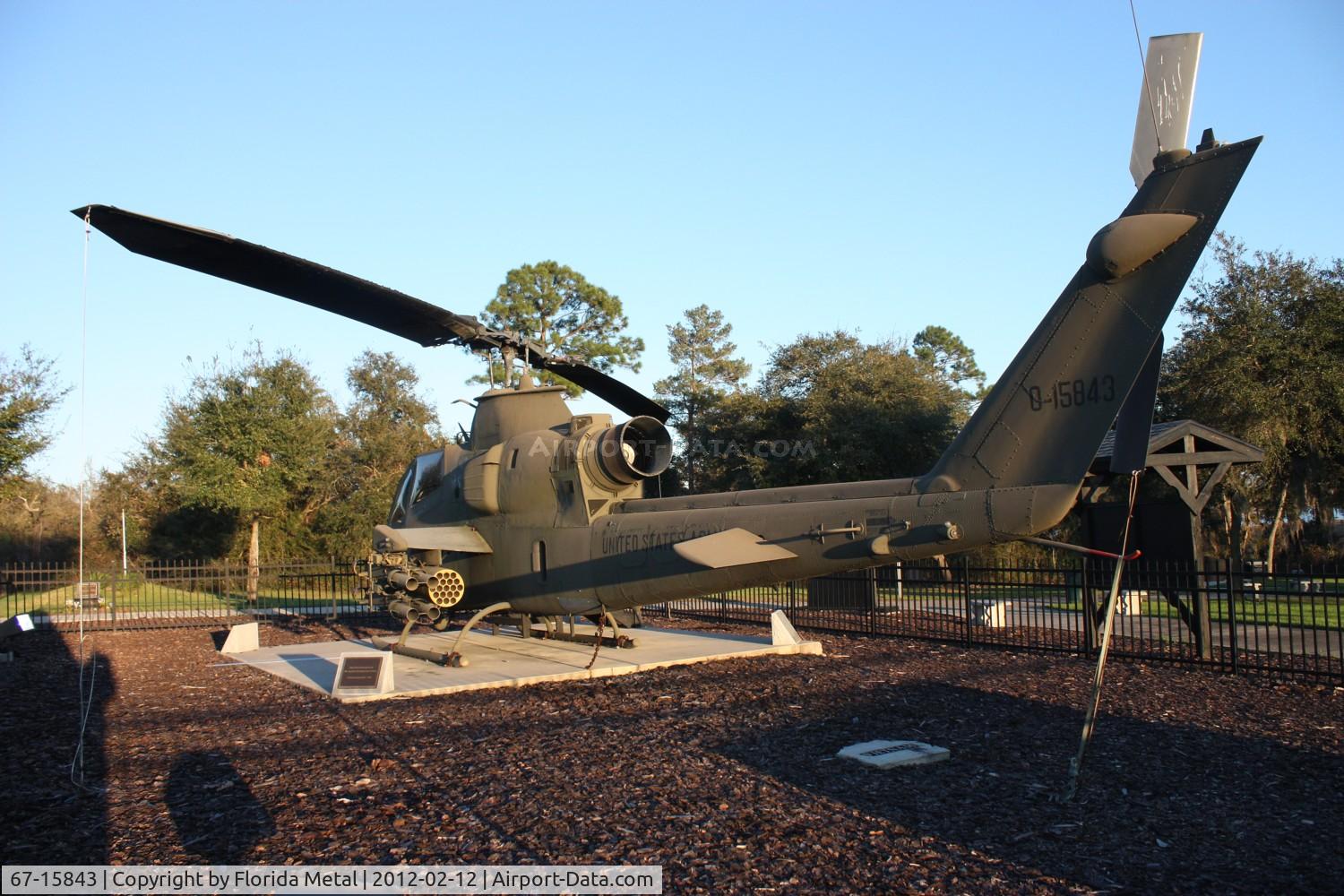67-15843, 1967 Bell AH-1G Cobra C/N 20507, Huey Cobra Deltona FL
