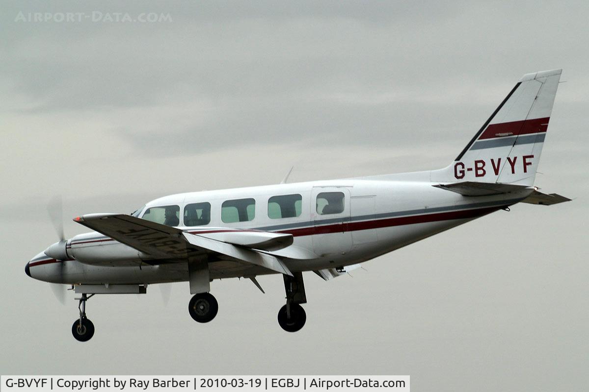 G-BVYF, 1979 Piper PA-31-350 Navajo Chieftain Chieftain C/N 31-7952102, Piper PA-31-350 Navajo Chieftain [31-7952102] Staverton~G 19/03/2010