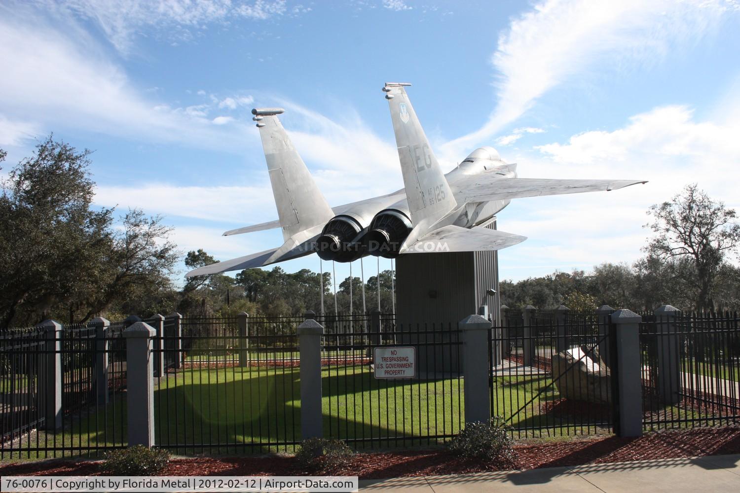 76-0076, 1976 McDonnell Douglas F-15A Eagle C/N 0265/A228, F-15 in Debary FL park
