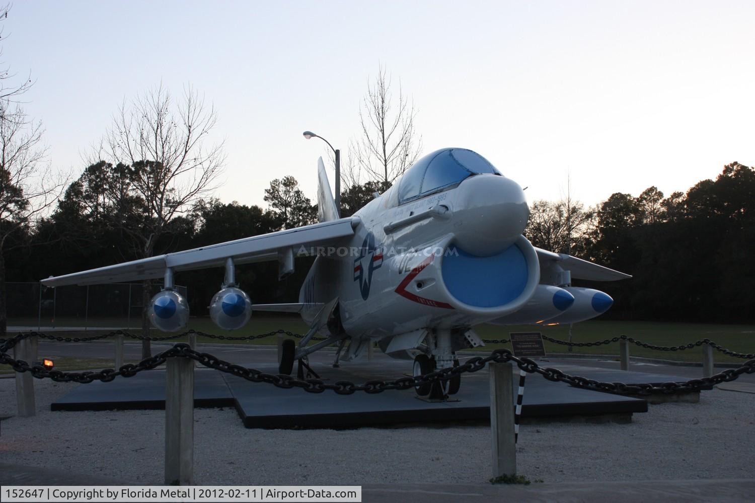 152647, LTV A-7A Corsair II C/N A-004, A-7 Corsair II in parking lot in High Springs FL