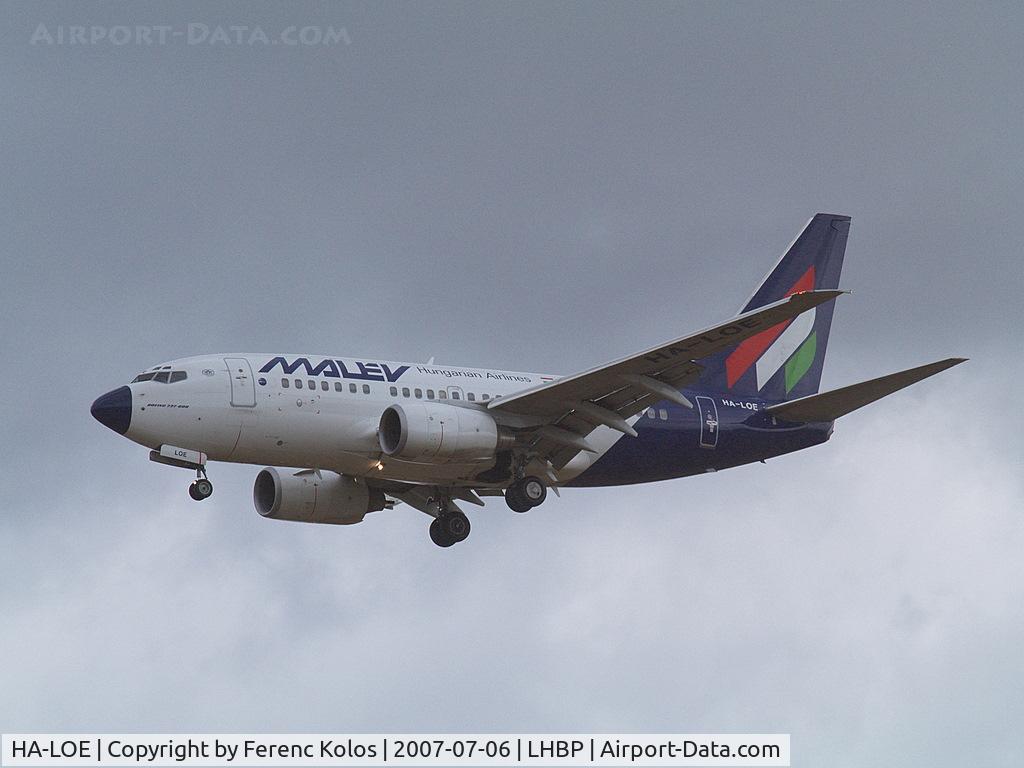 HA-LOE, 2003 Boeing 737-6Q8 C/N 28260, Ferihegy