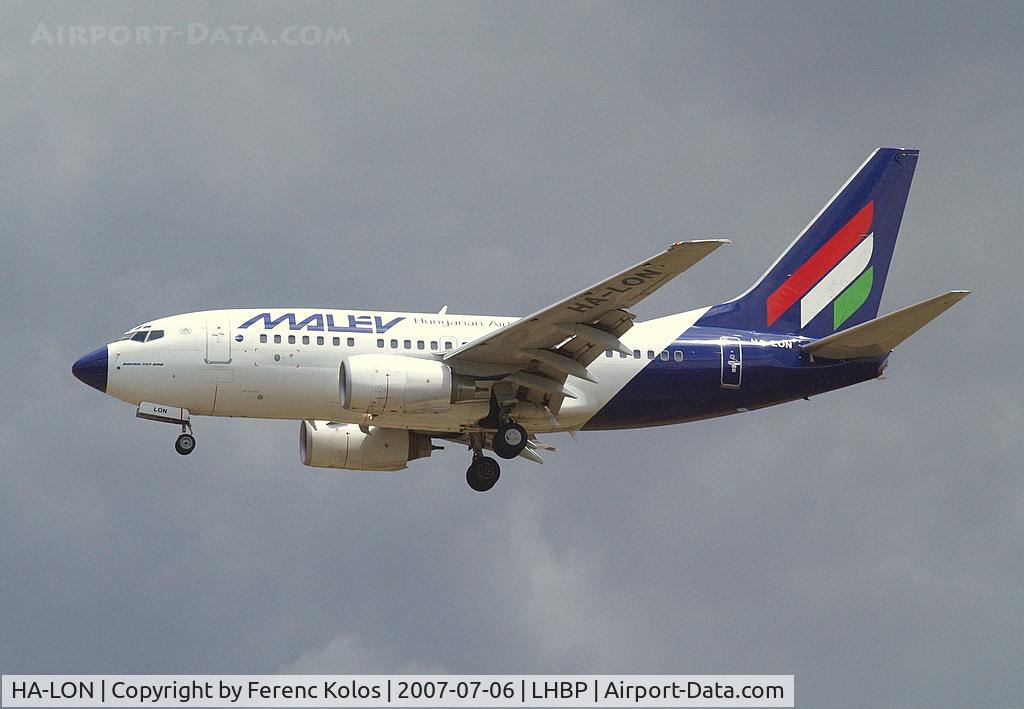HA-LON, 2004 Boeing 737-6Q8 C/N 29353, Ferihegy