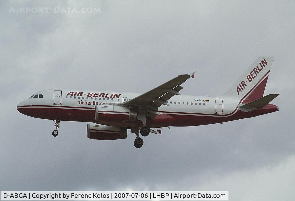 D-ABGA, 2005 Airbus A319-132 C/N 2383, Ferihegy