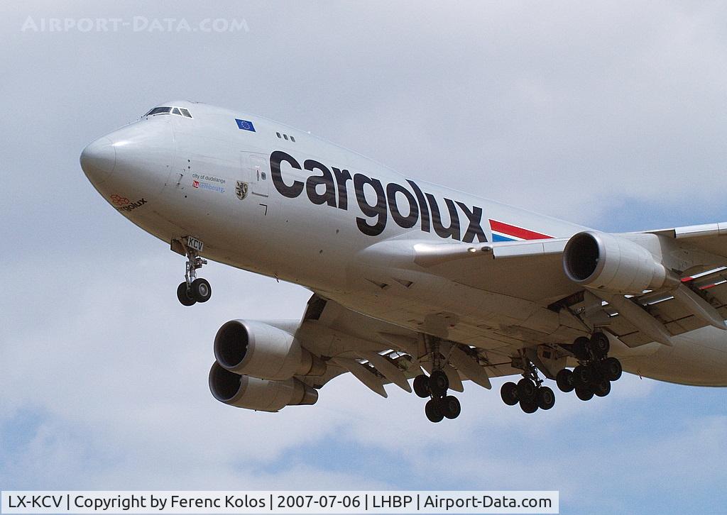 LX-KCV, 1997 Boeing 747-4R7F/SCD C/N 25868, Ferihegy
