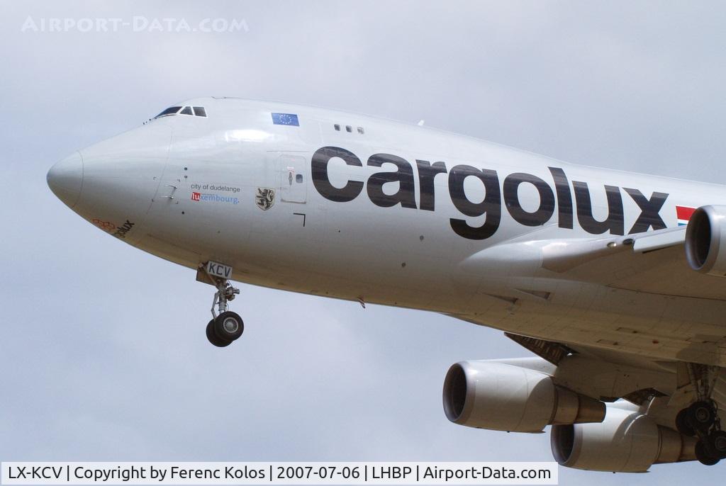 LX-KCV, 1997 Boeing 747-4R7F/SCD C/N 25868, Ferihegy