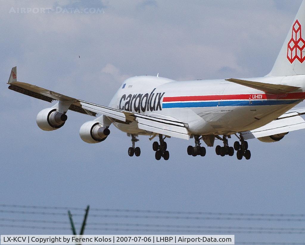 LX-KCV, 1997 Boeing 747-4R7F/SCD C/N 25868, Ferihegy