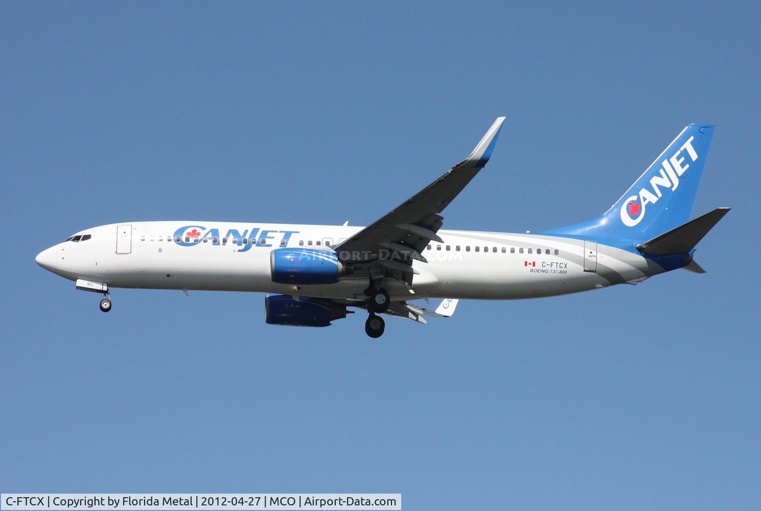C-FTCX, 1999 Boeing 737-8AS C/N 29921, Canjet 737