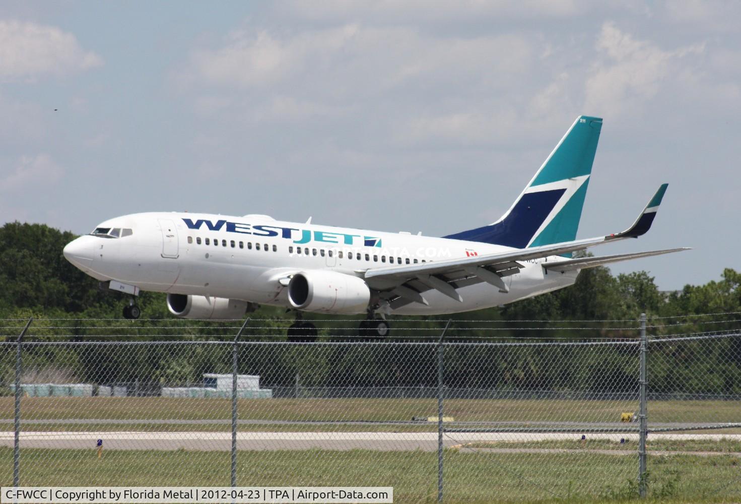 C-FWCC, 2003 Boeing 737-7CT C/N 32752, West Jet 737