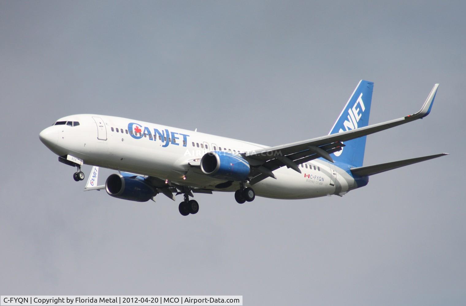 C-FYQN, 2001 Boeing 737-8AS C/N 29933, Canjet 737