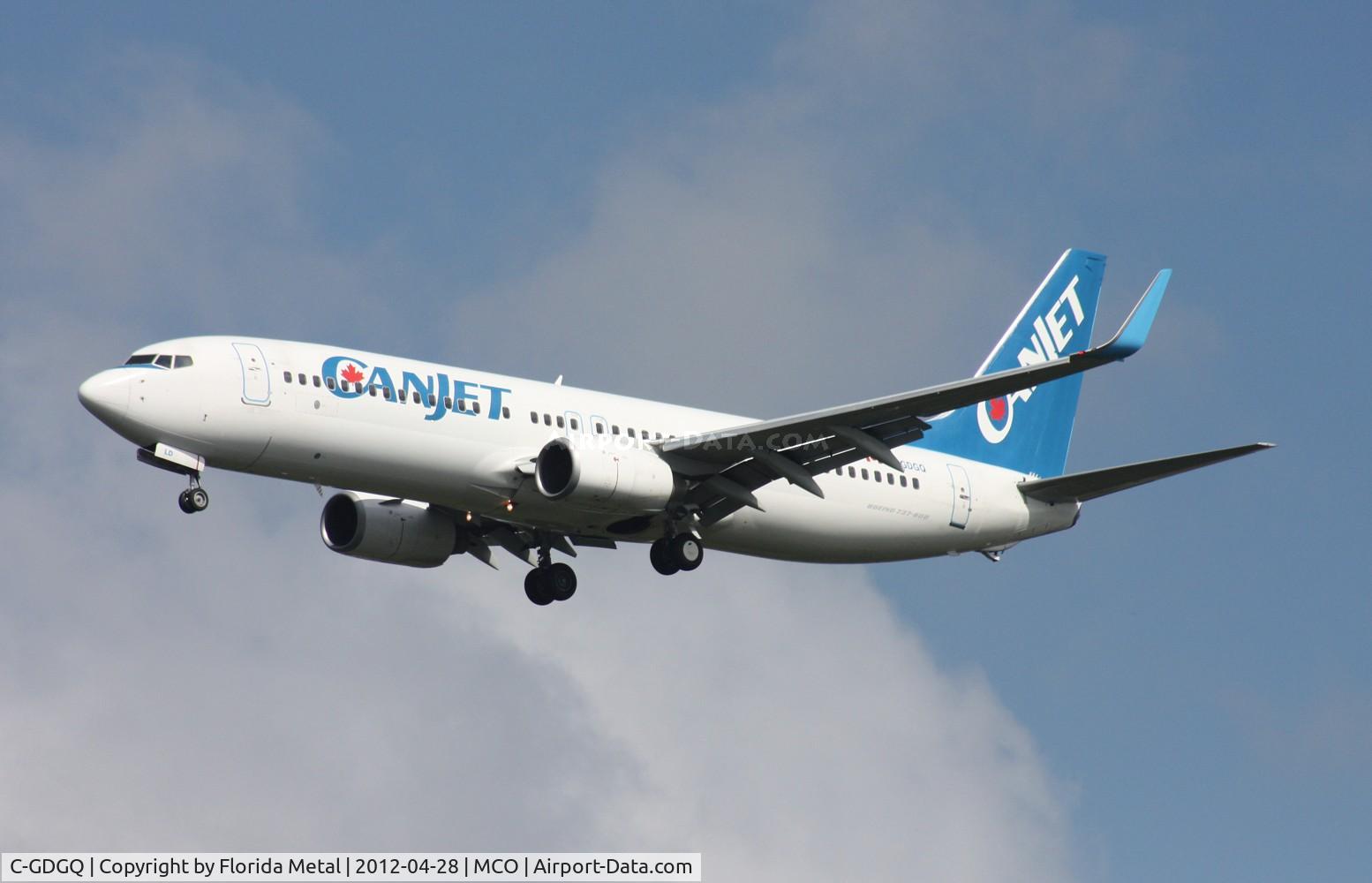 C-GDGQ, 2007 Boeing 737-8FH C/N 35093, Canjet 737