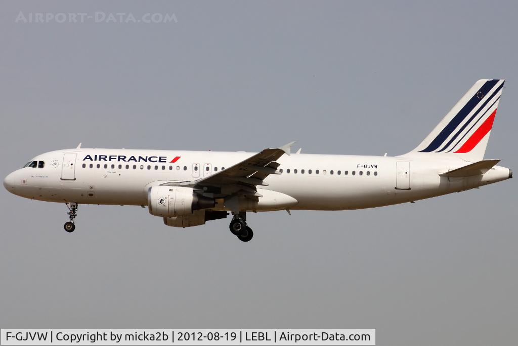 F-GJVW, 1994 Airbus A320-211 C/N 0491, Landing